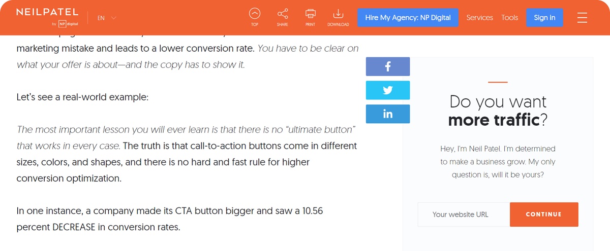 Optimize your website